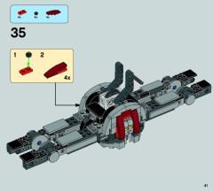 LEGO 75045 instructions page 41 – build guide