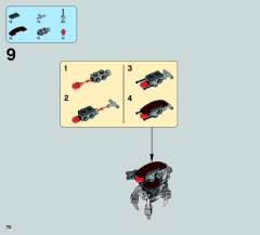 LEGO 75045 instructions page 70 – build guide