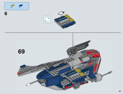 LEGO 75046 instructions page 65 – build guide