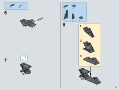 LEGO 75046 instructions page 73 – build guide