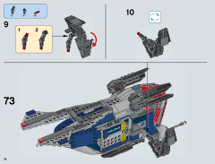 LEGO 75046 instructions page 74 – build guide