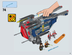 LEGO 75046 instructions page 75 – build guide