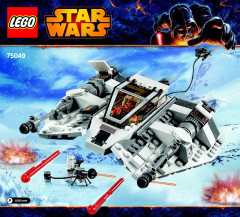 LEGO 75049 instructions page 1 – build guide