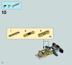 LEGO 75049 instructions page 12 – build guide