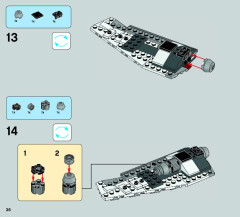LEGO 75049 instructions page 36 – build guide