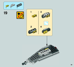LEGO 75049 instructions page 39 – build guide