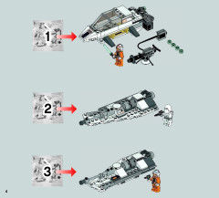 LEGO 75049 instructions page 4 – build guide