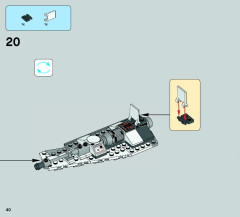 LEGO 75049 instructions page 40 – build guide