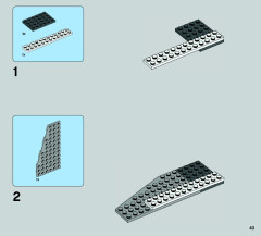 LEGO 75049 instructions page 43 – build guide