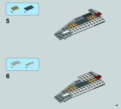 LEGO 75049 instructions page 45 – build guide