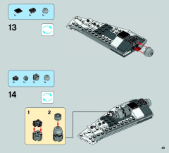 LEGO 75049 instructions page 49 – build guide