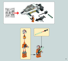LEGO 75049 instructions page 5 – build guide