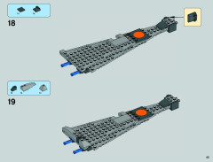 LEGO 75050 instructions page 43 – build guide