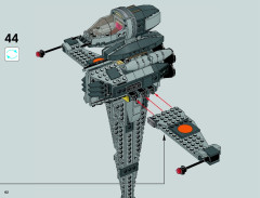 LEGO 75050 instructions page 62 – build guide