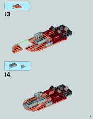 LEGO 75052 instructions page 9 – build guide
