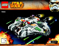 LEGO 75053 instructions page 1 – build guide