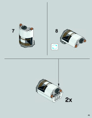 LEGO 75053 instructions page 45 – build guide