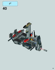 LEGO 75054 instructions page 39 – build guide