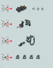 LEGO 75054 instructions page 4 – build guide