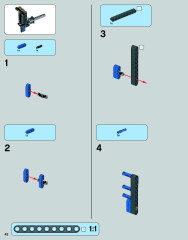 LEGO 75054 instructions page 42 – build guide