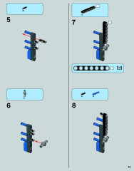LEGO 75054 instructions page 43 – build guide
