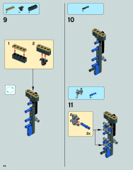 LEGO 75054 instructions page 44 – build guide