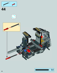 LEGO 75054 instructions page 50 – build guide