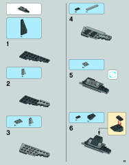 LEGO 75054 instructions page 69 – build guide