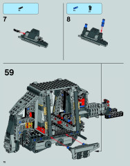 LEGO 75054 instructions page 70 – build guide