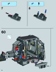 LEGO 75054 instructions page 72 – build guide