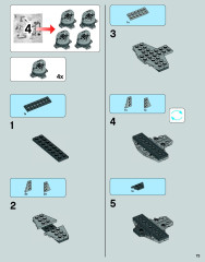 LEGO 75054 instructions page 73 – build guide