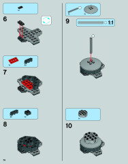 LEGO 75054 instructions page 74 – build guide