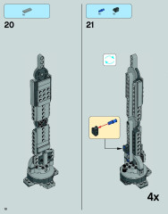 LEGO 75054 instructions page 10 – build guide