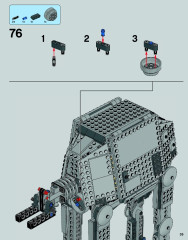 LEGO 75054 instructions page 35 – build guide