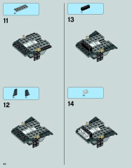 LEGO 75054 instructions page 40 – build guide