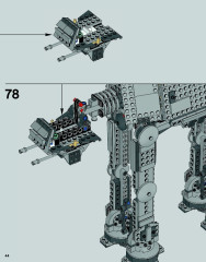 LEGO 75054 instructions page 44 – build guide