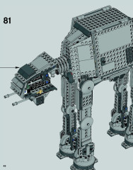 LEGO 75054 instructions page 48 – build guide