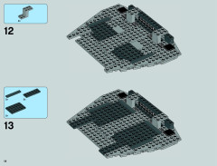 LEGO 75055 instructions page 14 – build guide