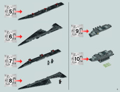 LEGO 75055 instructions page 5 – build guide