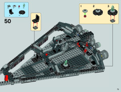 LEGO 75055 instructions page 73 – build guide