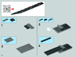 LEGO 75055 instructions page 28 – build guide