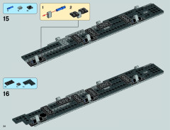 LEGO 75055 instructions page 34 – build guide