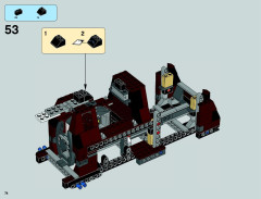 LEGO 75058 instructions page 74 – build guide