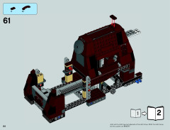 LEGO 75058 instructions page 84 – build guide