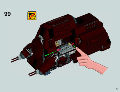 LEGO 75058 instructions page 73 – build guide