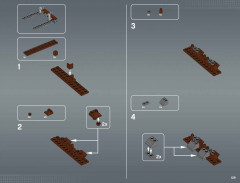 LEGO 75059 instructions page 129 – build guide