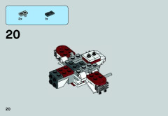 LEGO 75072 instructions page 20 – build guide