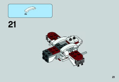 LEGO 75072 instructions page 21 – build guide