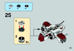 LEGO 75072 instructions page 25 – build guide