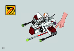 LEGO 75072 instructions page 28 – build guide